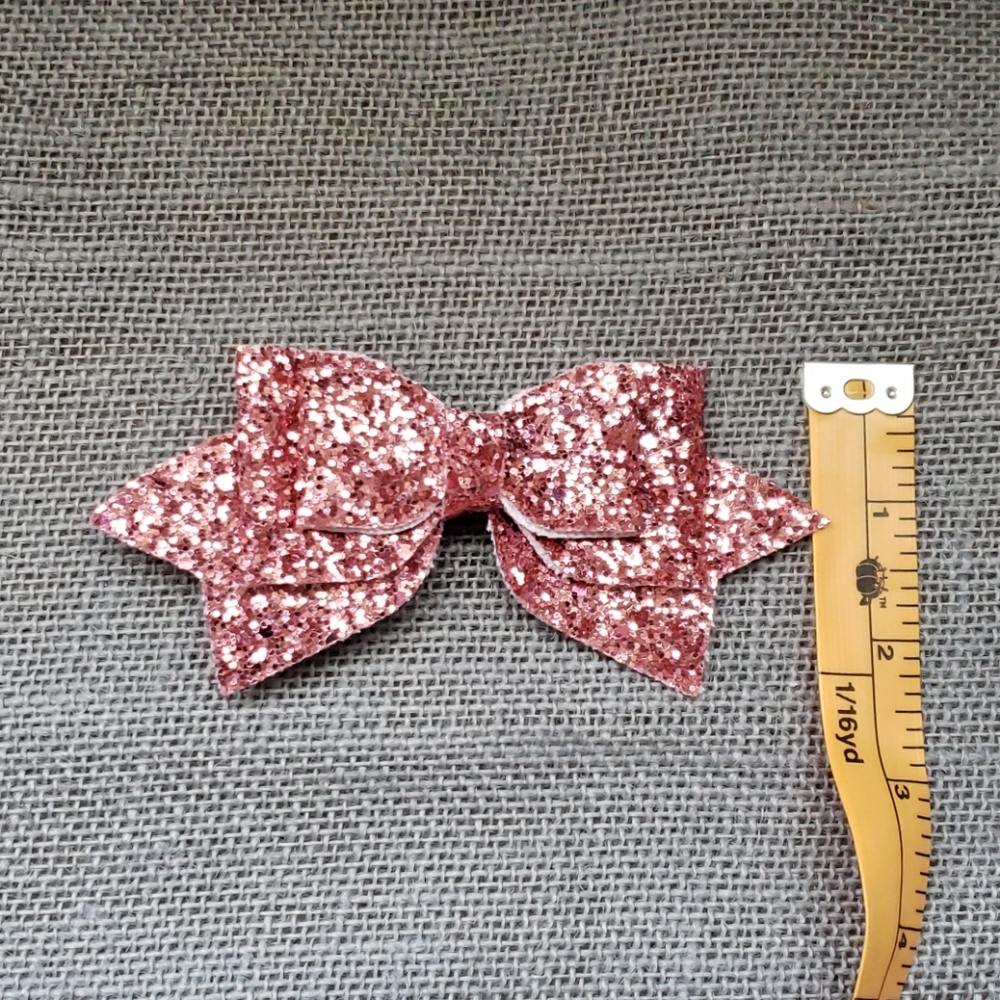 🧡Pink&Blue Glitter Bows - Picture 8 of 8